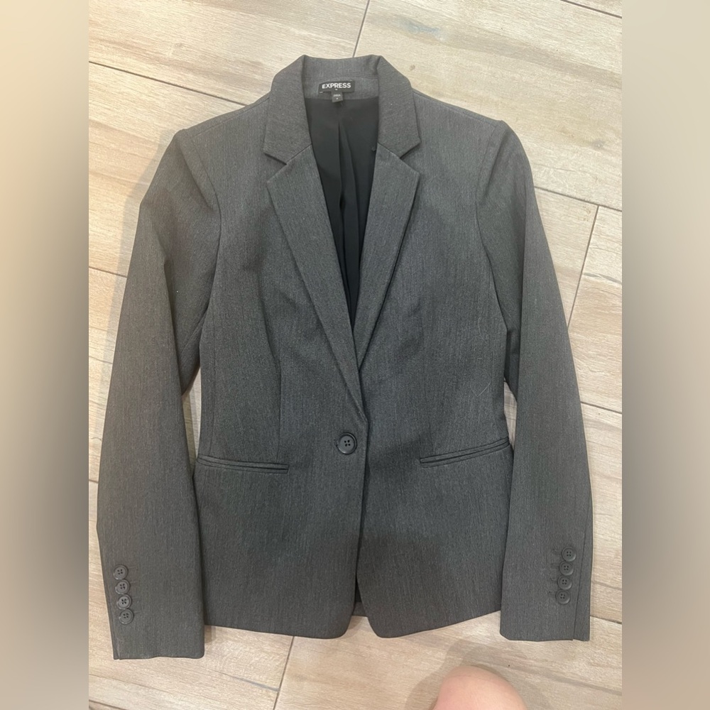 Express women’s suit. Coat was $120. Bottoms $59.95. New with tags